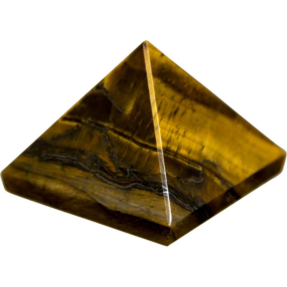 Tiger’s Eye Crystal Pyramid