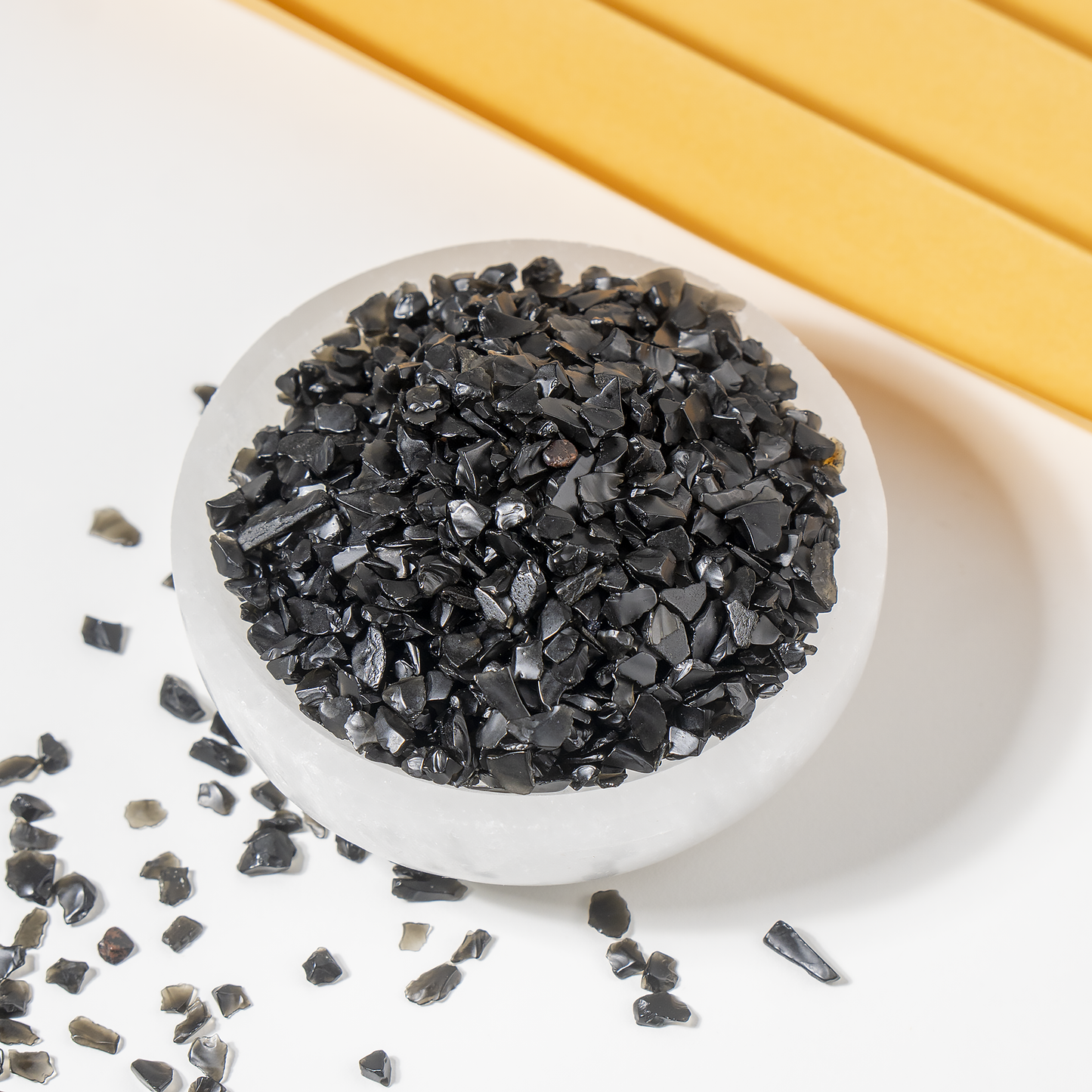 Black Obsidian Crystal Chips
