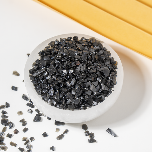 Black Obsidian Crystal Chips