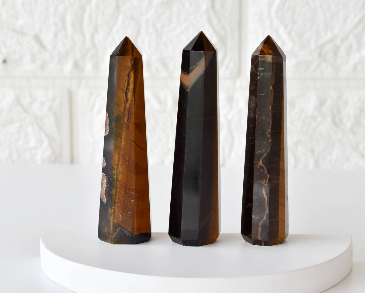 Tiger’ Eye Crystal Tower