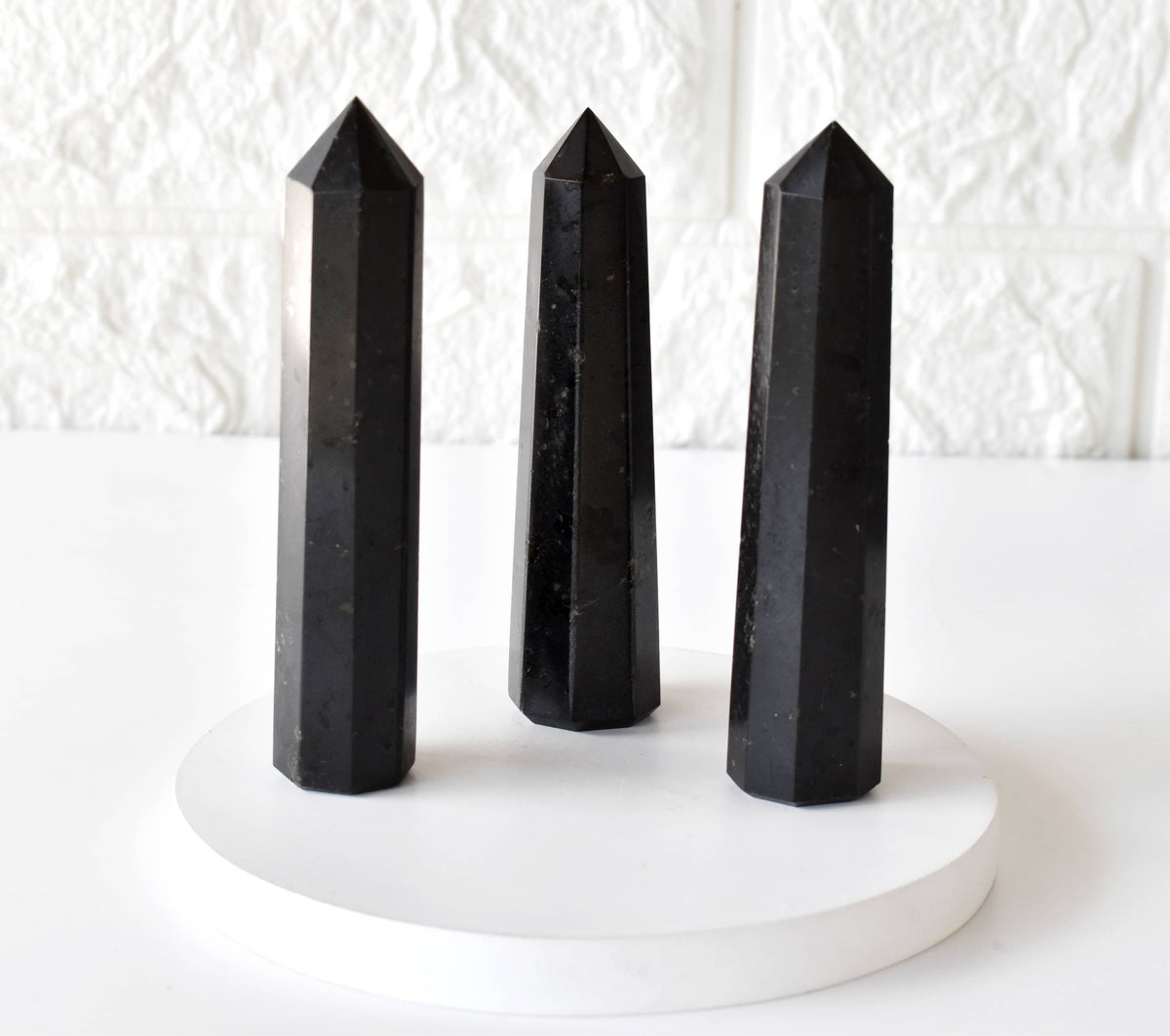 Black Tourmaline Crystal Tower