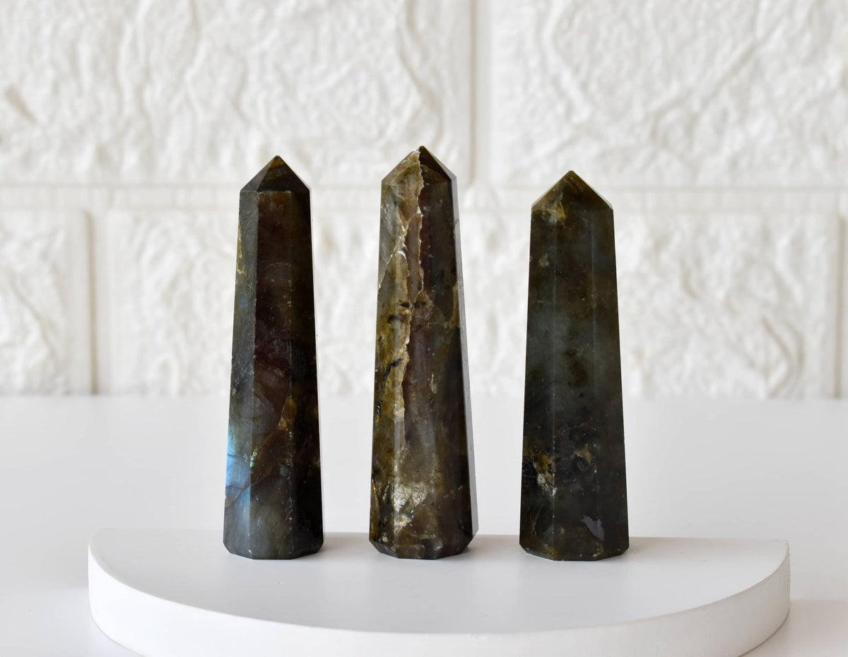 Labradorite Crystal Tower