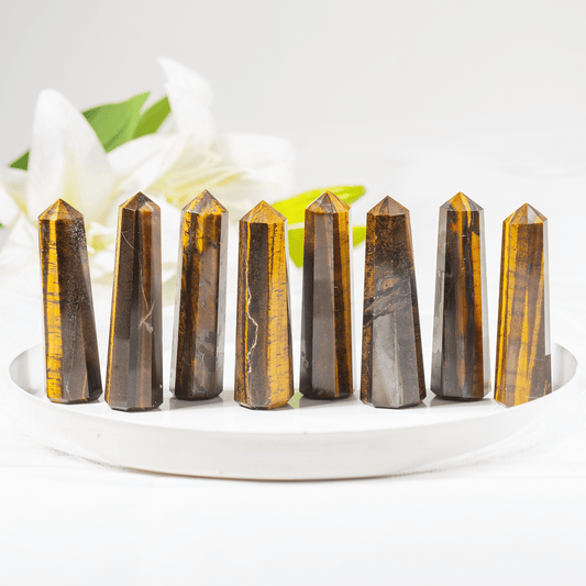 Tiger’ Eye Crystal Tower