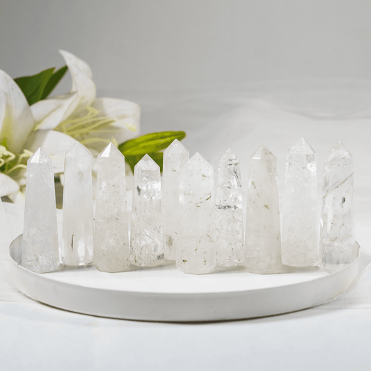Clear Quartz Crystal Tower