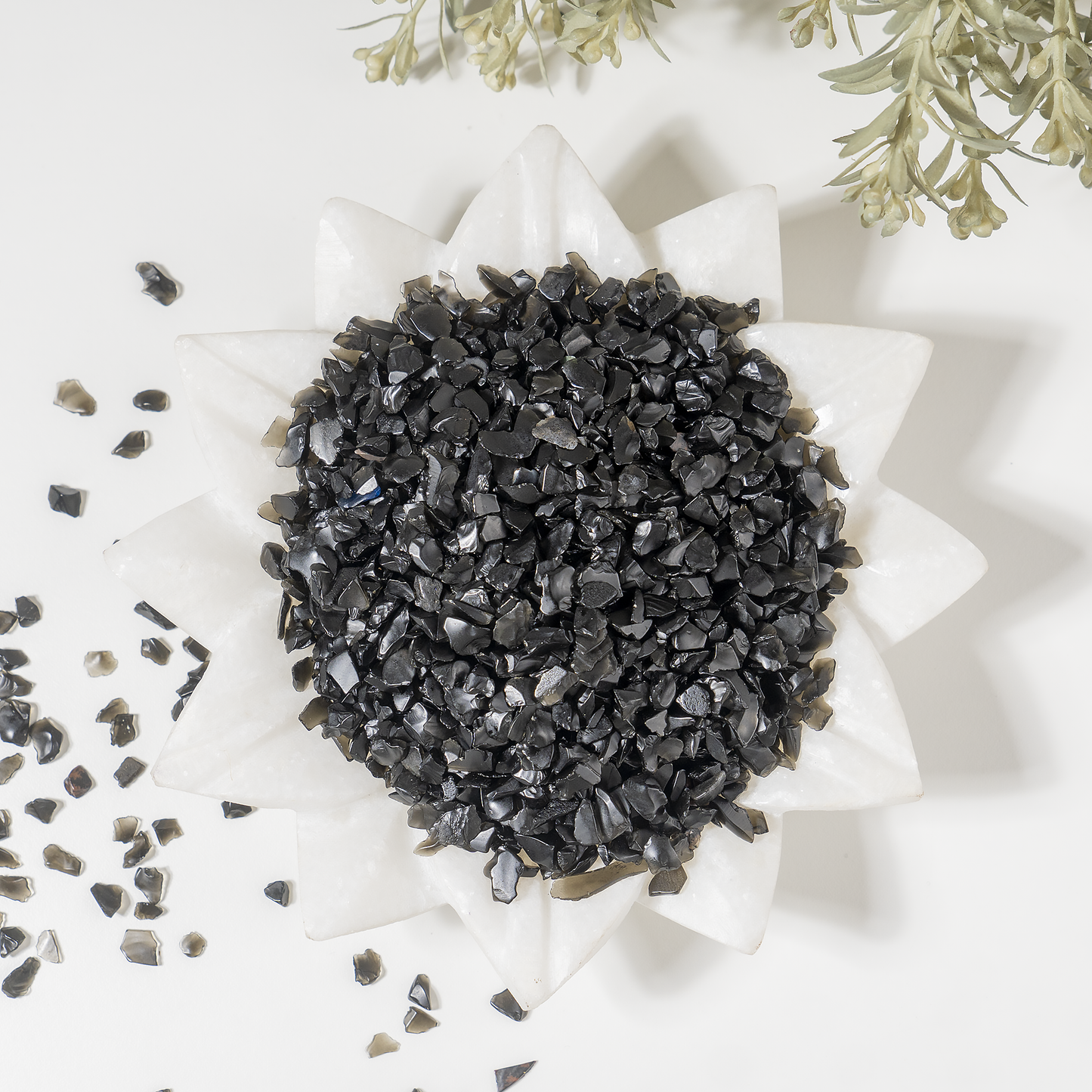 Black Obsidian Crystal Chips