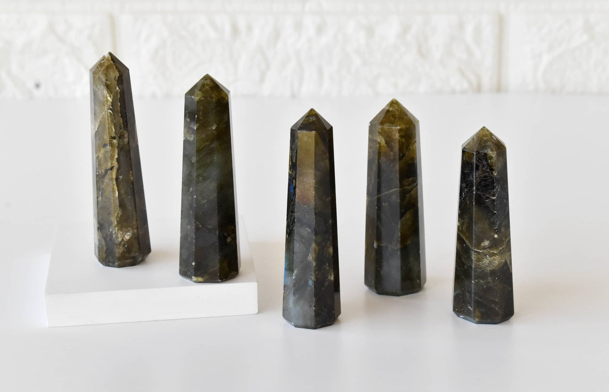 Labradorite Crystal Tower