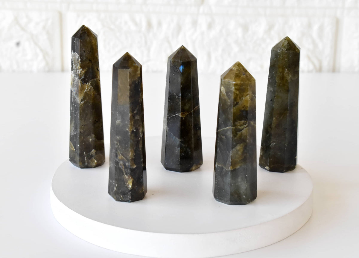 Labradorite Crystal Tower