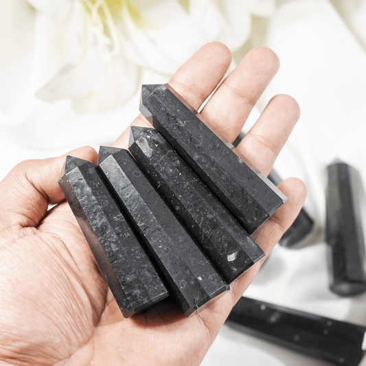 Black Tourmaline Crystal Tower