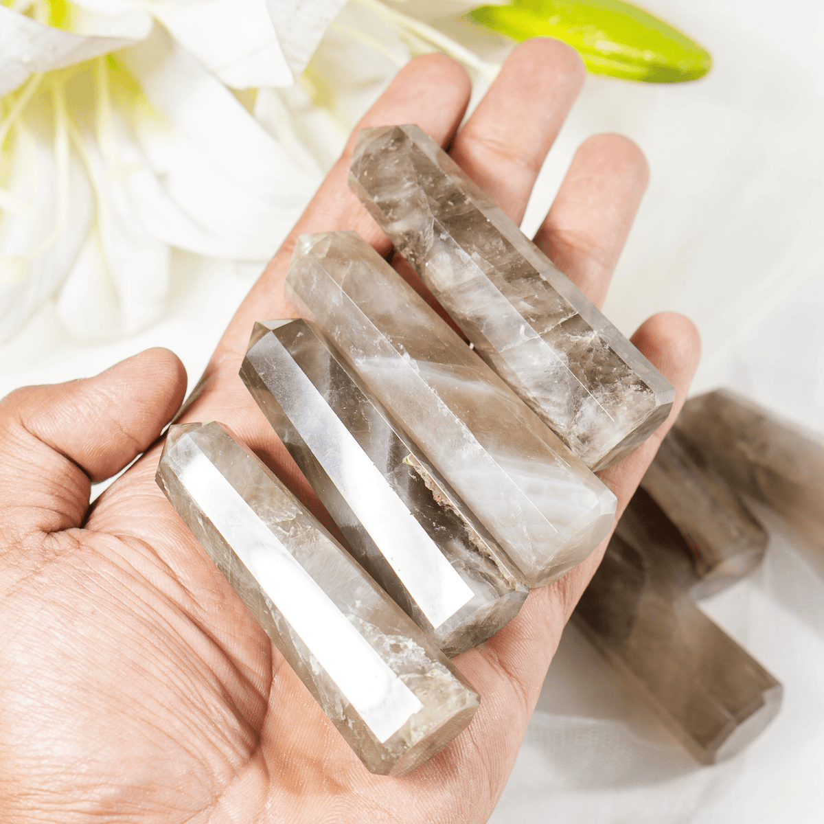 Smoky Quartz Gemstone Tower