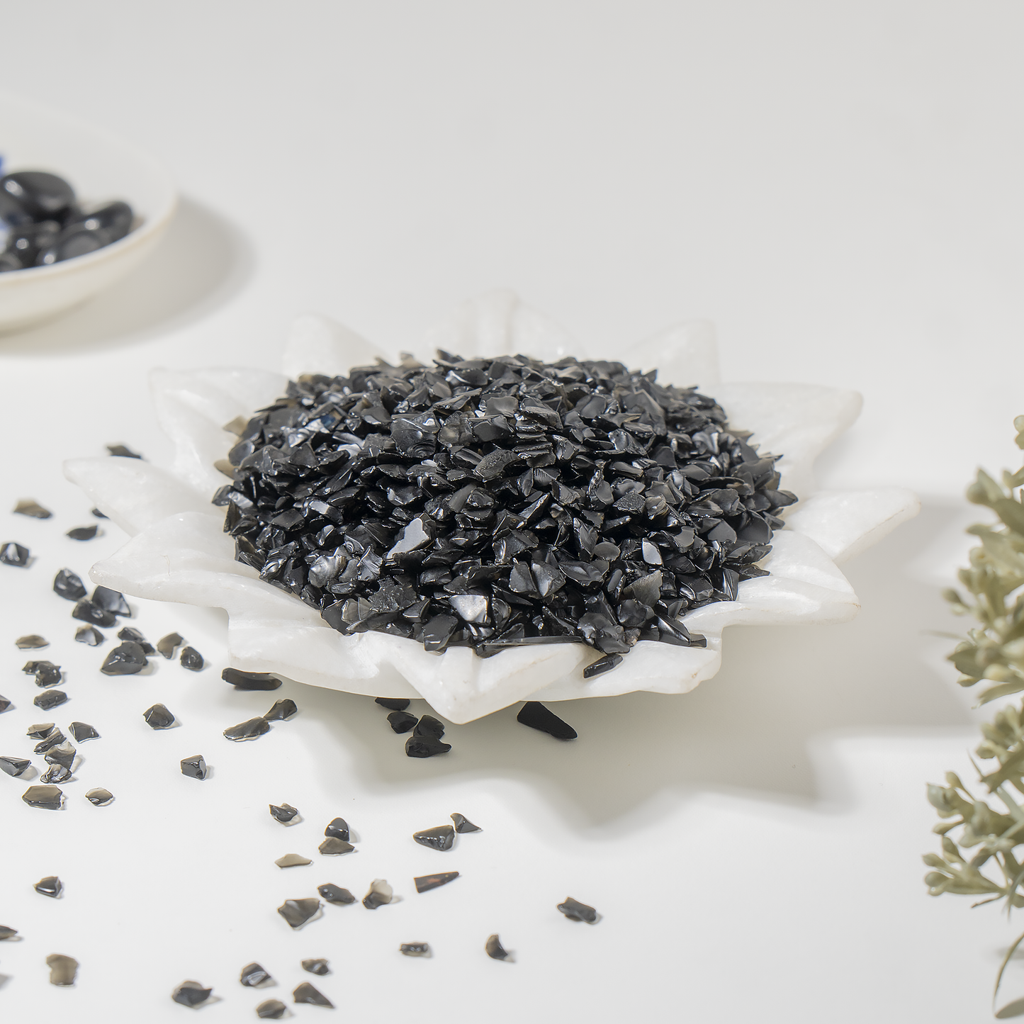 Black Obsidian Crystal Chips