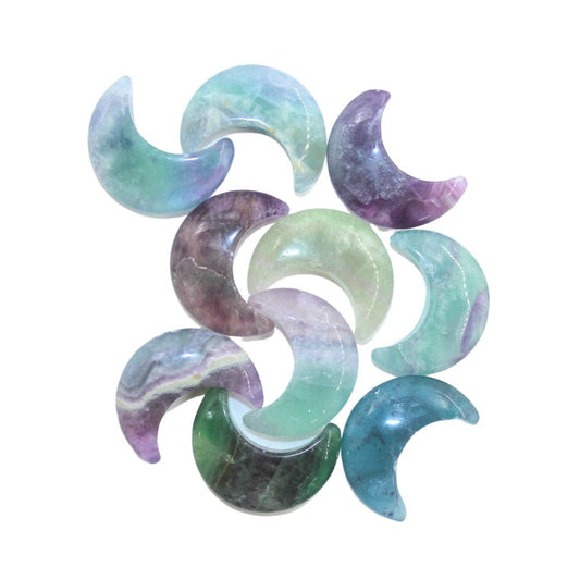 Fluorite Crystal Moon