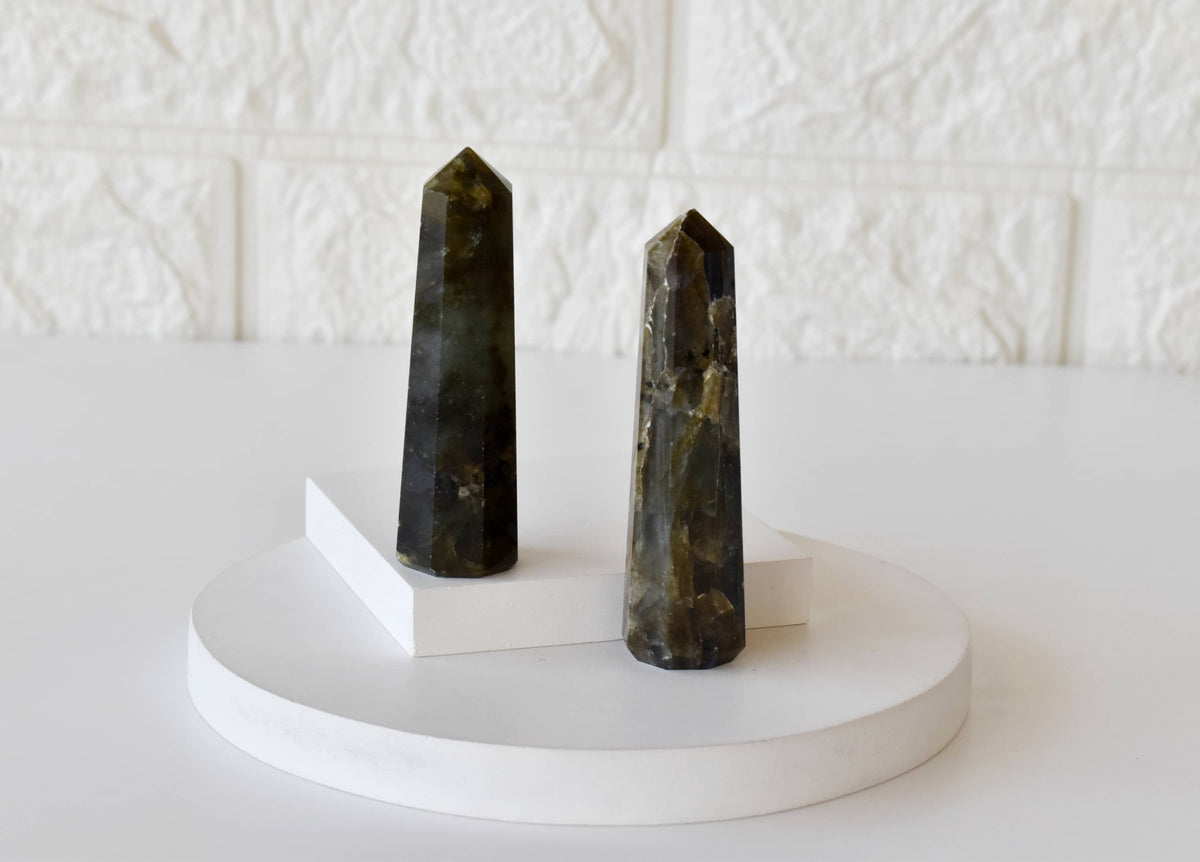 Labradorite Crystal Tower