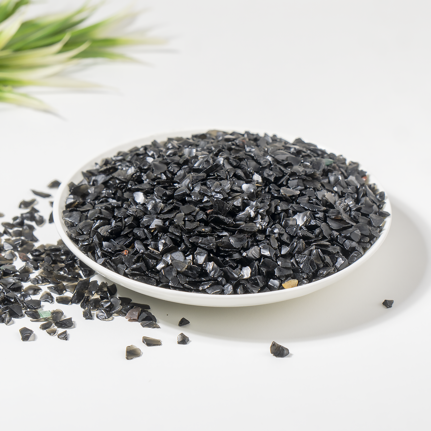 Black Obsidian Crystal Chips