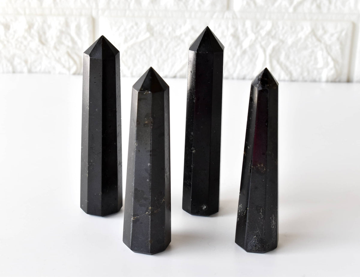 Black Tourmaline Crystal Tower