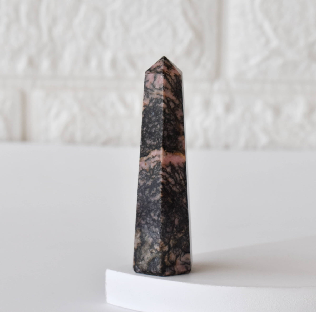 Rhodonite Crystal Tower