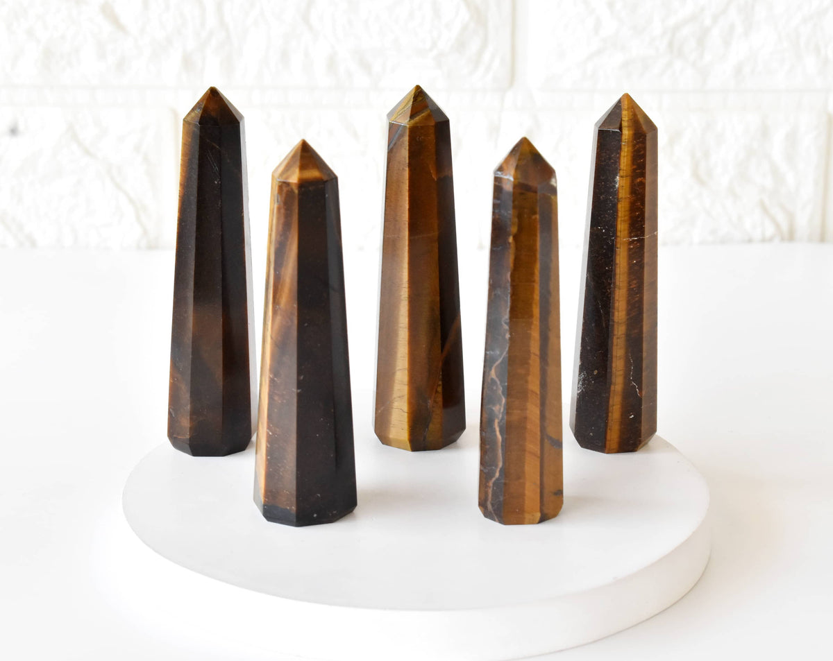 Tiger’ Eye Crystal Tower