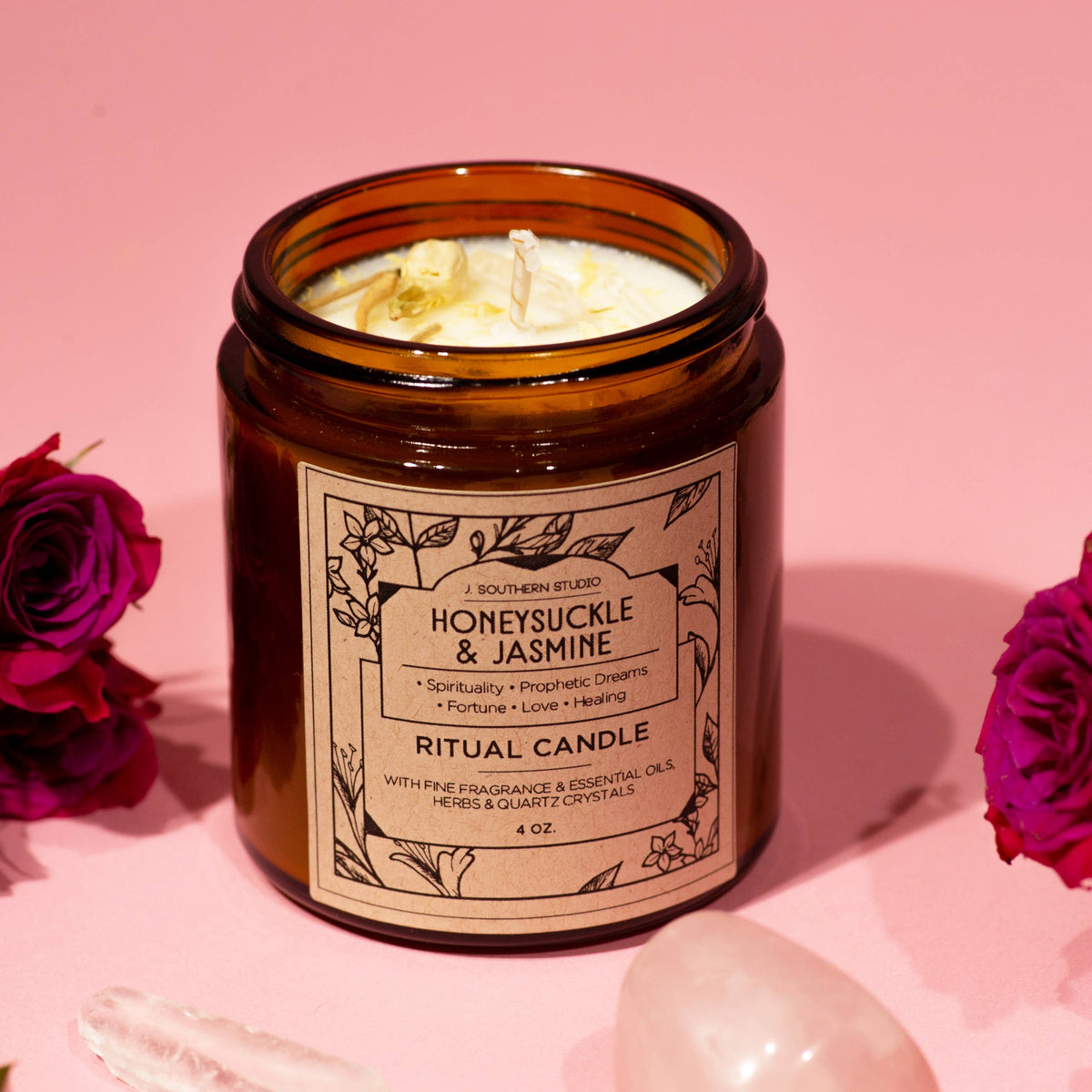 Honeysuckle + Jasmine Ritual Candle - 4 oz.
