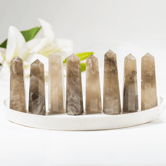 Smoky Quartz Gemstone Tower