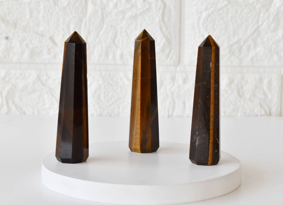 Tiger’ Eye Crystal Tower