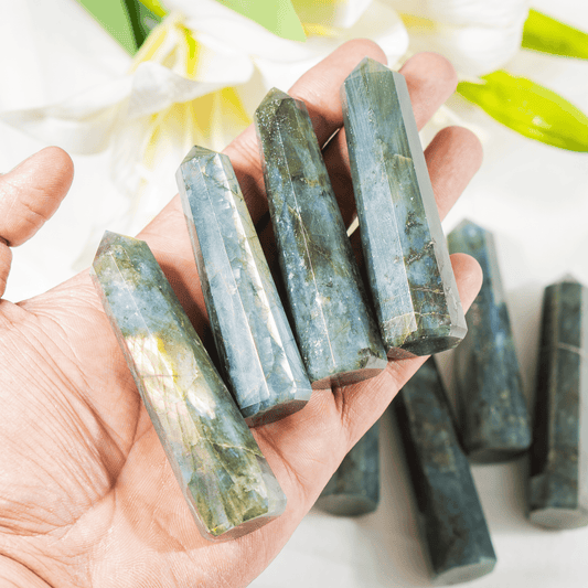 Labradorite Crystal Tower