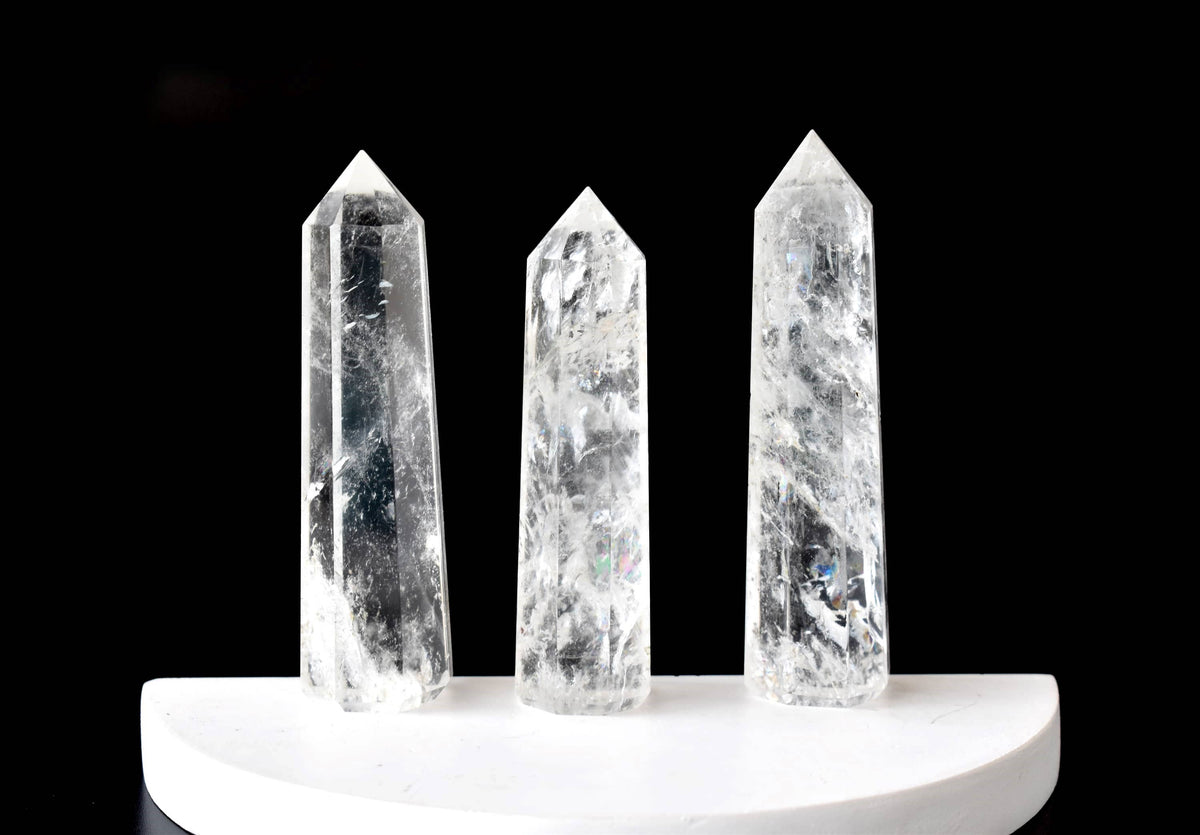 Clear Quartz Crystal Tower