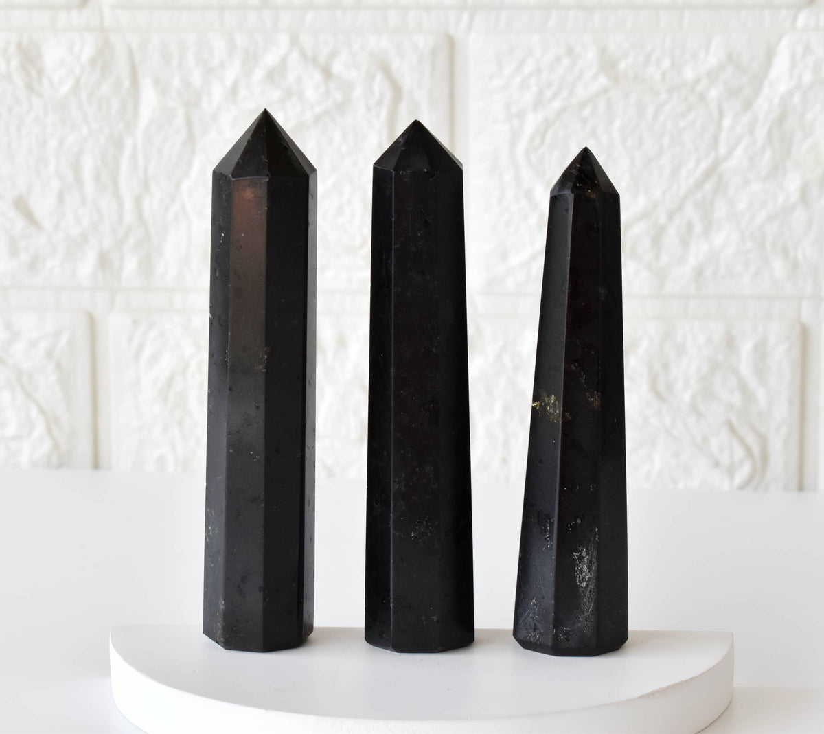 Black Tourmaline Crystal Tower