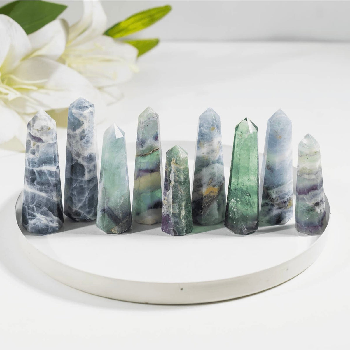 Fluorite Crystal Tower