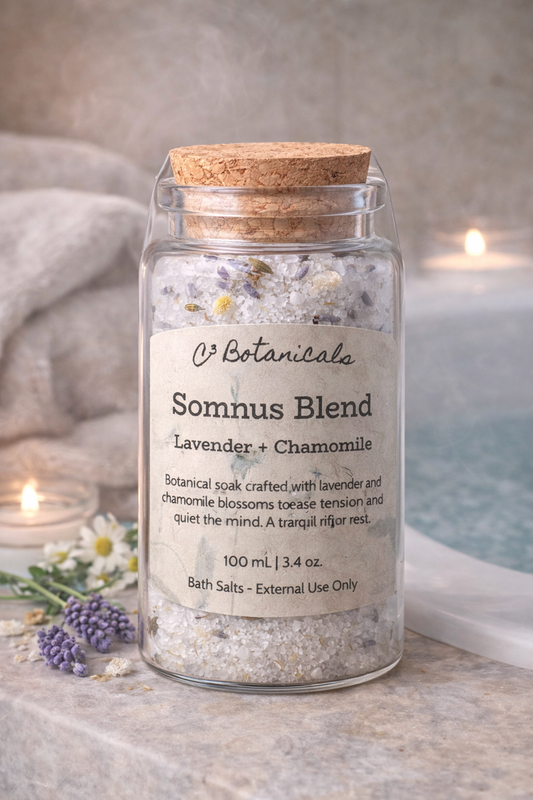 Ritual Bath Salts - Somnus Blend - Lavender + Chamomile