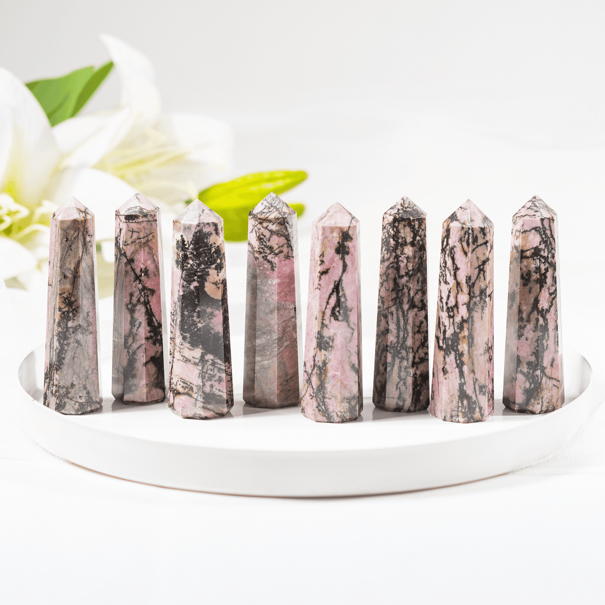 Rhodonite Crystal Tower