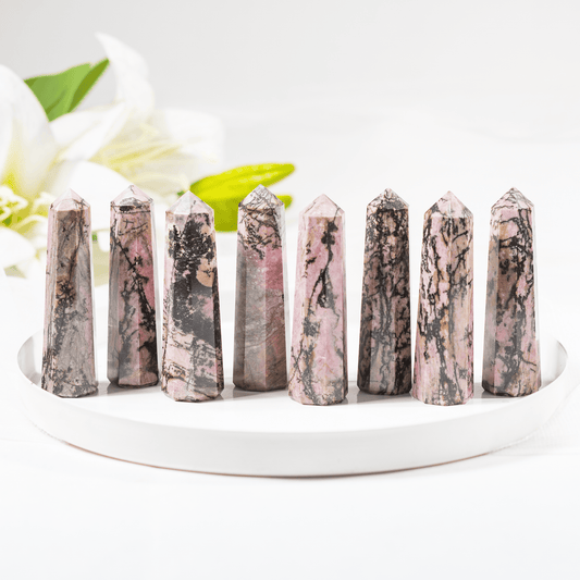 Rhodonite Crystal Tower