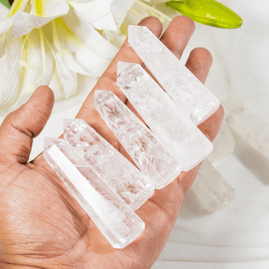 Clear Quartz Crystal Tower