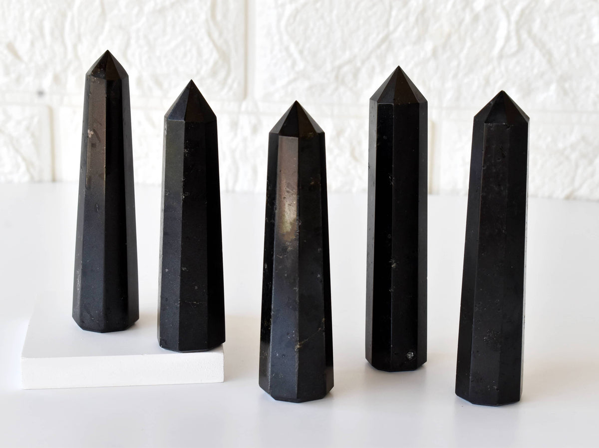 Black Tourmaline Crystal Tower
