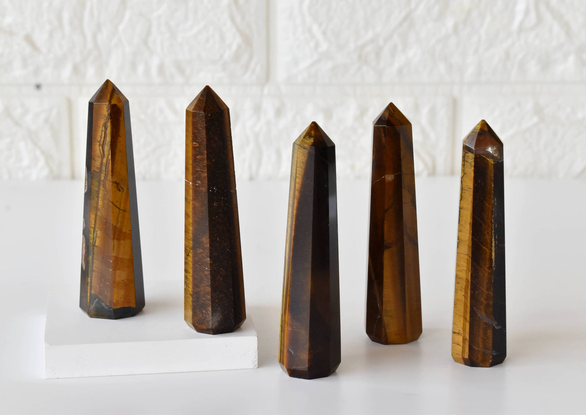 Tiger’ Eye Crystal Tower