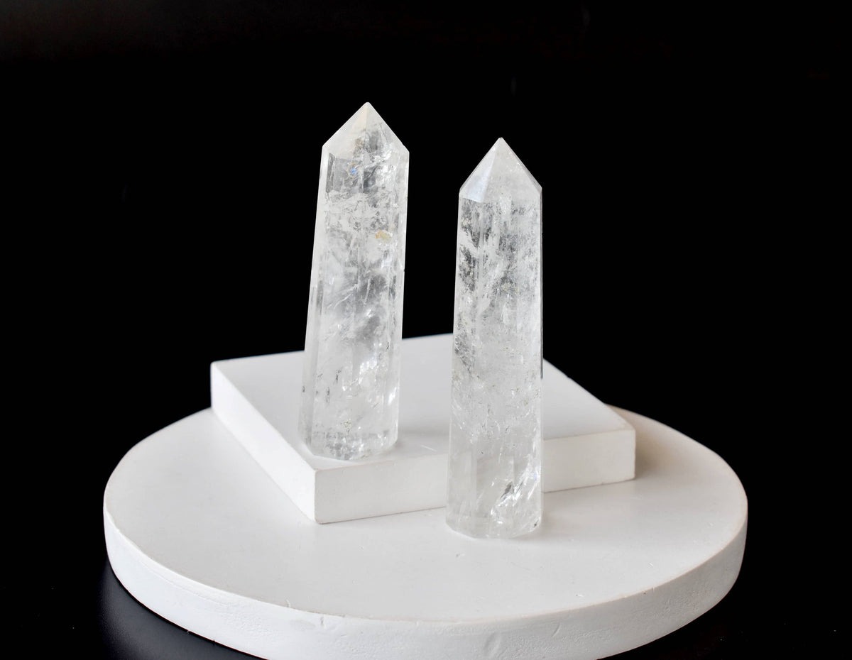 Clear Quartz Crystal Tower